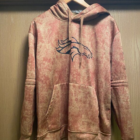 Nike Mens L Denver Broncos Salute to Service Hoodie 2023 Sideline Pullover - Picture 1 of 4